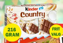 Købmandsgården Kinder Country tilbud