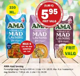 Købmandsgården AMA mad lavning tilbud