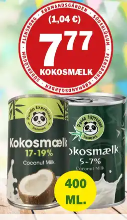 Købmandsgården Panda Exp. Kokosmælk tilbud