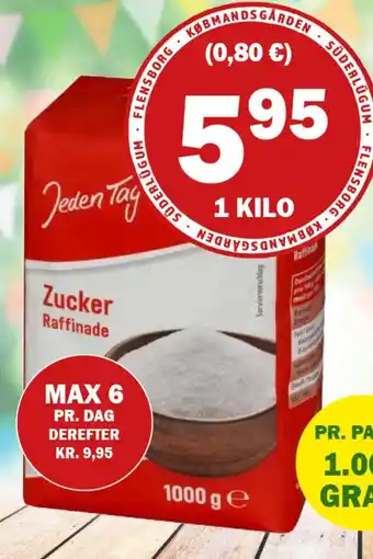 Købmandsgården Jeden Tag - Sukker tilbud