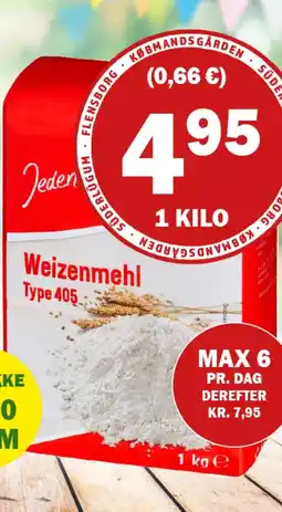 Købmandsgården Jeden Tag - Mel tilbud