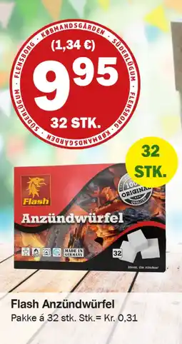 Købmandsgården Flash Anzündwürfel tilbud