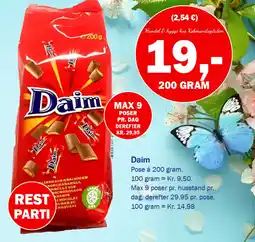 Købmandsgården Daim tilbud