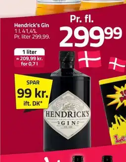 Fleggaard Hendrick’s Gin tilbud