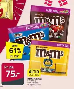 Fleggaard M&M’s Party Pack tilbud