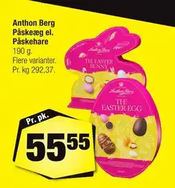Calle Anthon Berg Påskeæg el. Påskehare tilbud