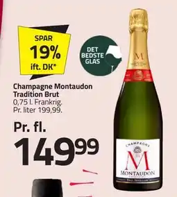 Fleggaard Champagne Montaudon Tradition Brut tilbud
