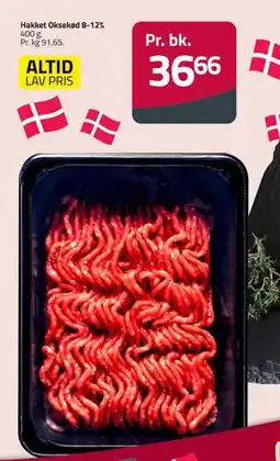 Fleggaard Hakket Oksekød 8-12% tilbud