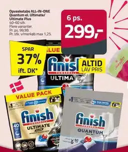 Fleggaard Opvasketabs ALL-IN-ONE Quantum el. Ultimate/ Ultimate Plus tilbud