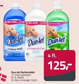 Fleggaard Dun-let Skyllemiddel tilbud