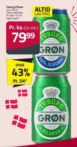Fleggaard Tuborg Pilsner tilbud