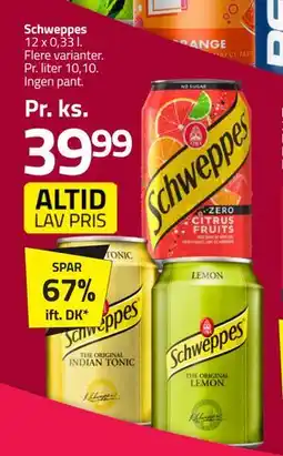 Fleggaard Schweppes tilbud