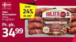 Fleggaard Højer Brunchpølser tilbud