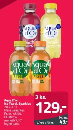 Fleggaard Aqua D’or Ice Tea el. Sparkles tilbud