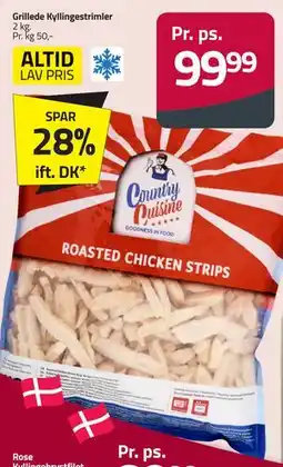 Fleggaard Grillede Kyllingestrimler tilbud