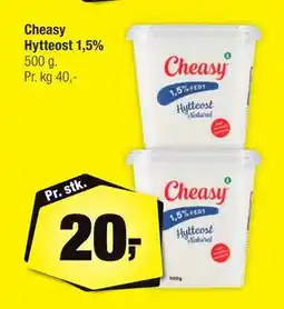 Calle Cheasy Hytteost 1,5% tilbud