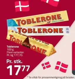 Fleggaard Toblerone tilbud