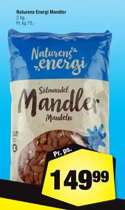 Calle Naturens Energi Mandler tilbud