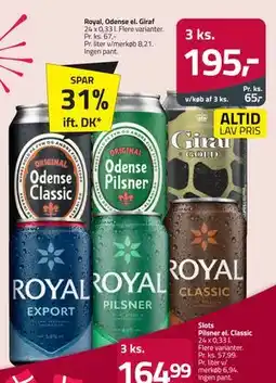 Fleggaard Royal, Odense el. Giraf tilbud