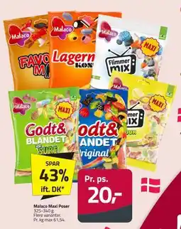 Fleggaard Malaco Maxi Poser tilbud