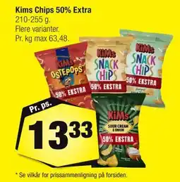 Calle Kims Chips 50% Extra tilbud