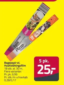 Fleggaard Bagepapir el. Husholdningsfilm tilbud