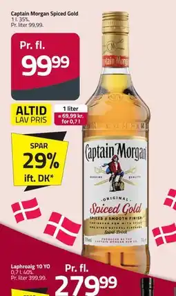 Fleggaard Captain Morgan Spiced Gold tilbud