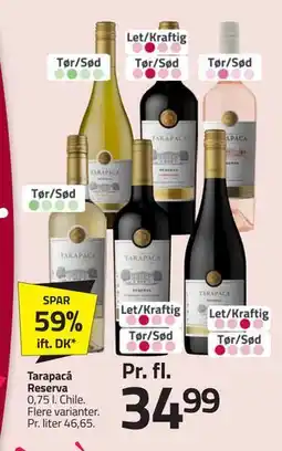 Fleggaard Tarapacá Reserva tilbud