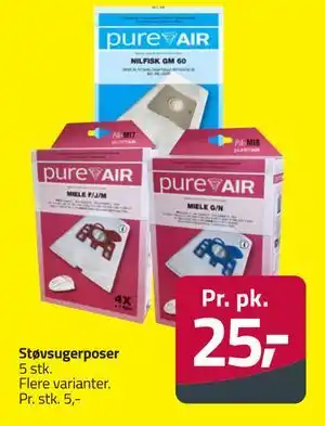 Fleggaard Støvsugerposer tilbud