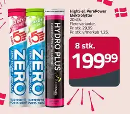 Fleggaard High5 el. PurePower Elektrolytter tilbud
