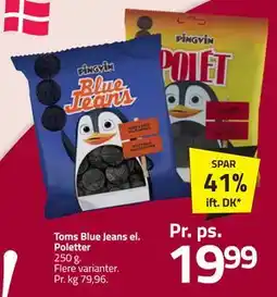 Fleggaard Toms Blue Jeans el. Poletter tilbud