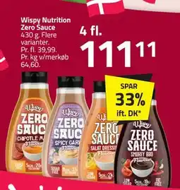 Fleggaard Wispy Nutrition Zero Sauce tilbud