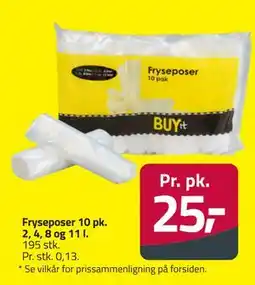 Fleggaard Fryseposer 10 pk. 2, 4, 8 og 11 l tilbud