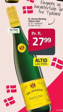 Fleggaard Dr. Zenzen Riesling Yellow Label tilbud