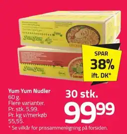 Fleggaard Yum Yum Nudler tilbud
