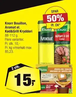 Calle Knorr Bouillon, Aromat el. Kød&Grill Krydderi tilbud