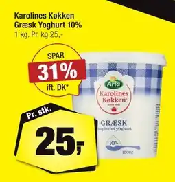 Calle Karolines Køkken Græsk Yoghurt 10% tilbud