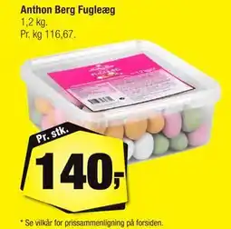 Calle Anthon Berg Fugleæg tilbud