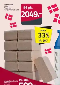 Fleggaard Træbriketter tilbud