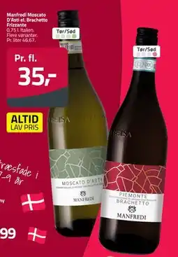 Fleggaard Manfredi Moscato D’Asti el. Brachetto Frizzante tilbud