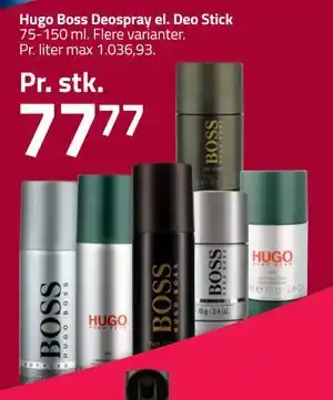 Fleggaard Hugo Boss Deospray el. Deo Stick tilbud