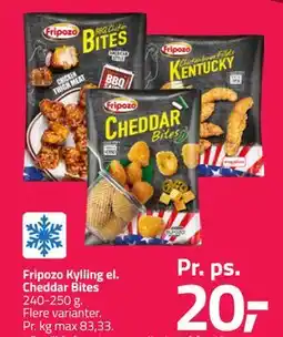 Fleggaard Fripozo Kylling el. Cheddar Bites tilbud