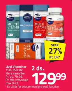 Fleggaard Livol Vitaminer tilbud