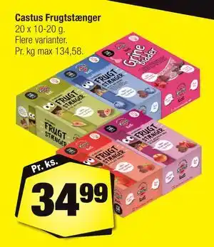 Calle Castus Frugtstænger tilbud