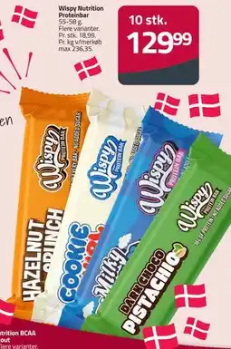 Fleggaard Wispy Nutrition Proteinbar tilbud