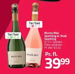 Fleggaard Mucho Más Sparkling el. Rosé Sparkling tilbud