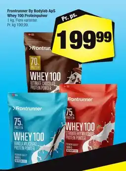 Calle Frontrunner By Bodylab ApS Whey 100 Proteinpulver tilbud