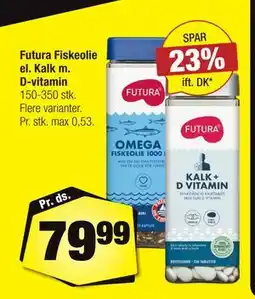 Calle Futura Fiskeolie el. Kalk m. D-vitamin tilbud