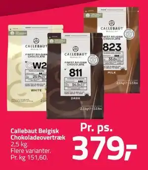 Fleggaard Callebaut Belgisk Chokoladeovertræk tilbud