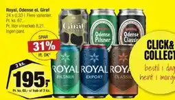 Calle Royal, Odense el. Giraf tilbud